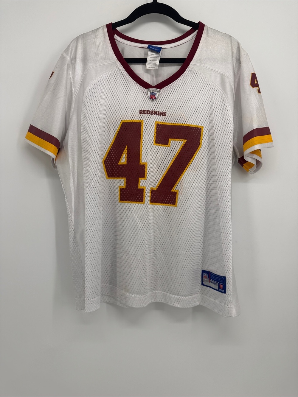 Chris Cooley #47 Signed Washington Redskins Reebok Jersey NFL Autograph